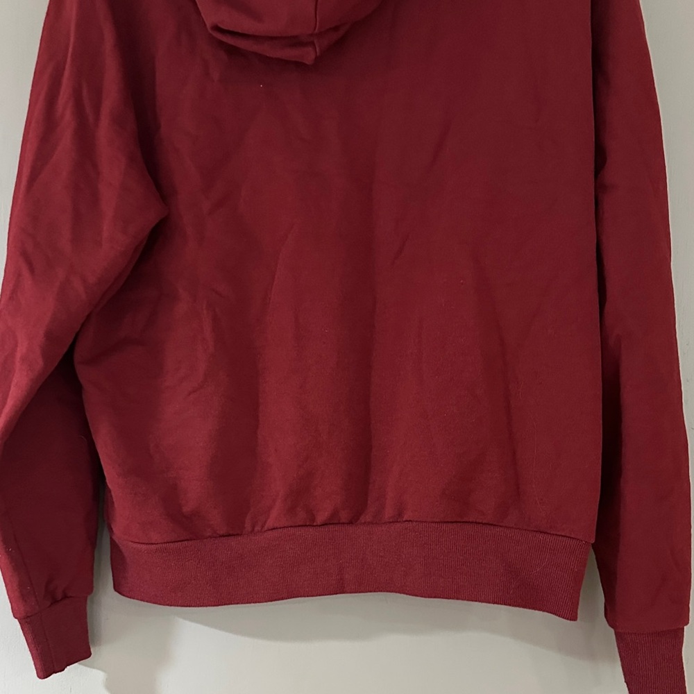 Hogwarts Maroon Hoodie Harry Potter Sweatshirt Gold Graphic Pullover - Picture 7 of 8